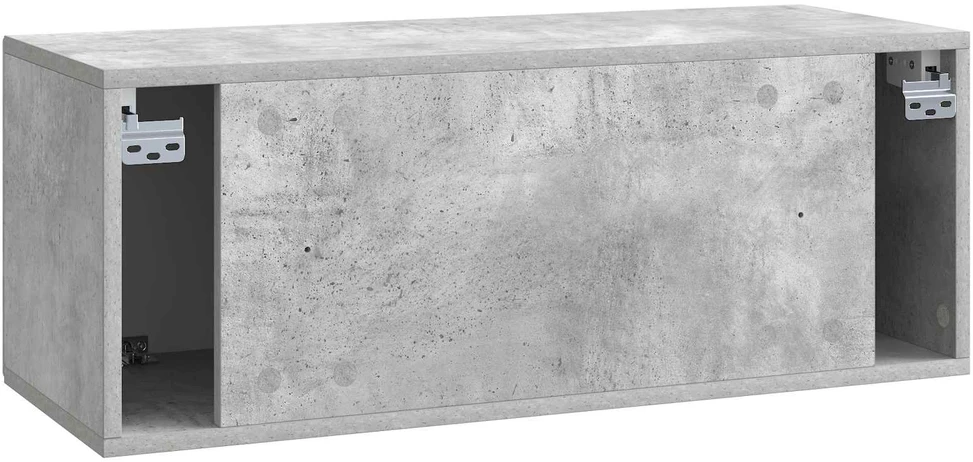 TV staliukas Sieninė TV spintelė Betono pilka 78,5 x 31 x 30 cm