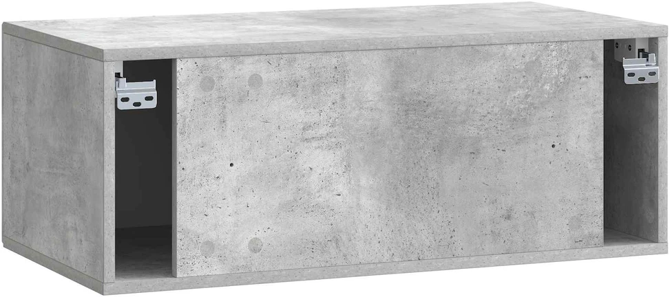 TV staliukas Sieninė TV spintelė Betono pilka 78,5 x 41 x 30 cm