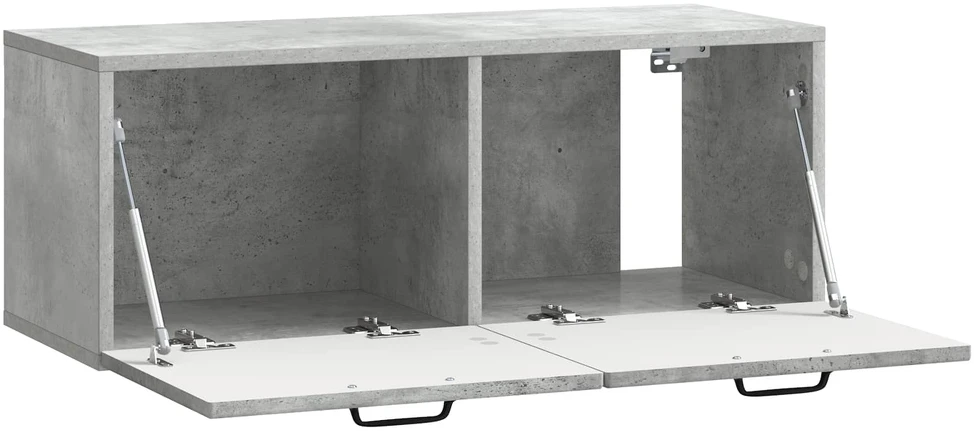 TV staliukas Sieninė TV spintelė Betono pilka 78,5 x 31 x 30 cm