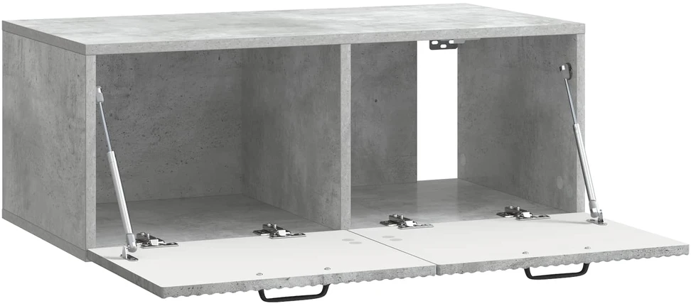 TV staliukas Sieninė TV spintelė Betono pilka 78,5 x 41 x 30 cm