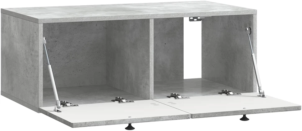TV staliukas Sieninė TV spintelė Betono pilka 78,5 x 41 x 30 cm