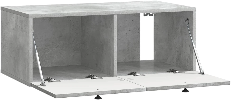 TV staliukas Sieninė TV spintelė Betono pilka 78,5 x 41 x 30 cm