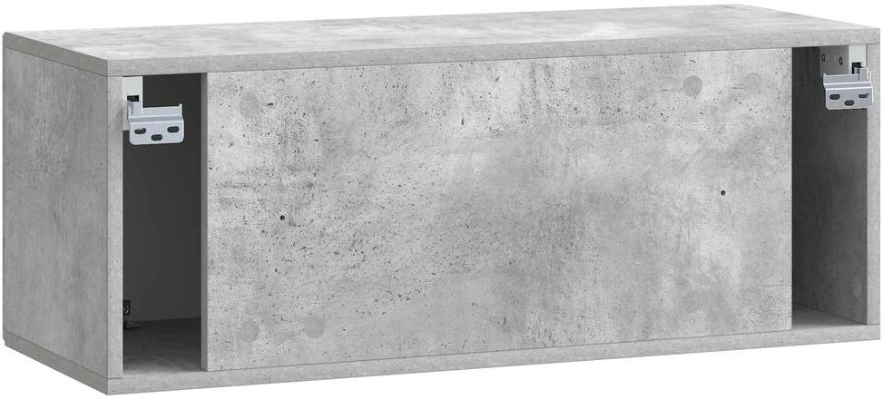 TV staliukas Sieninė TV spintelė Betono pilka 78,5 x 31 x 30 cm