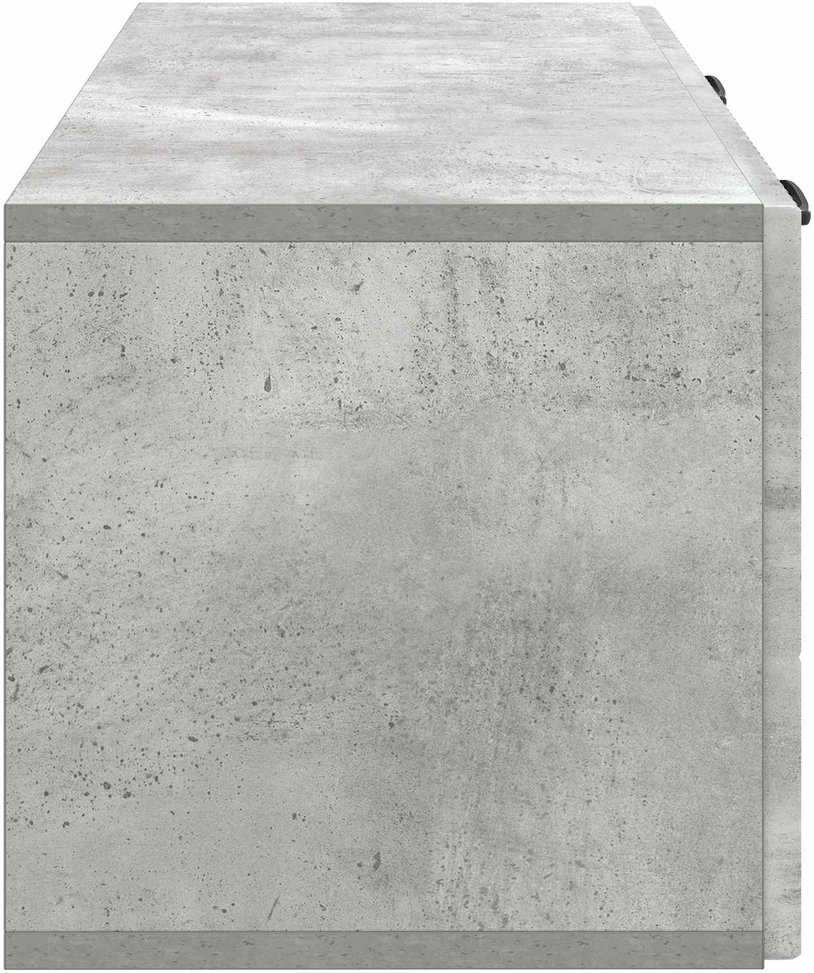 TV staliukas Sieninė TV spintelė Betono pilka 78,5 x 31 x 30 cm