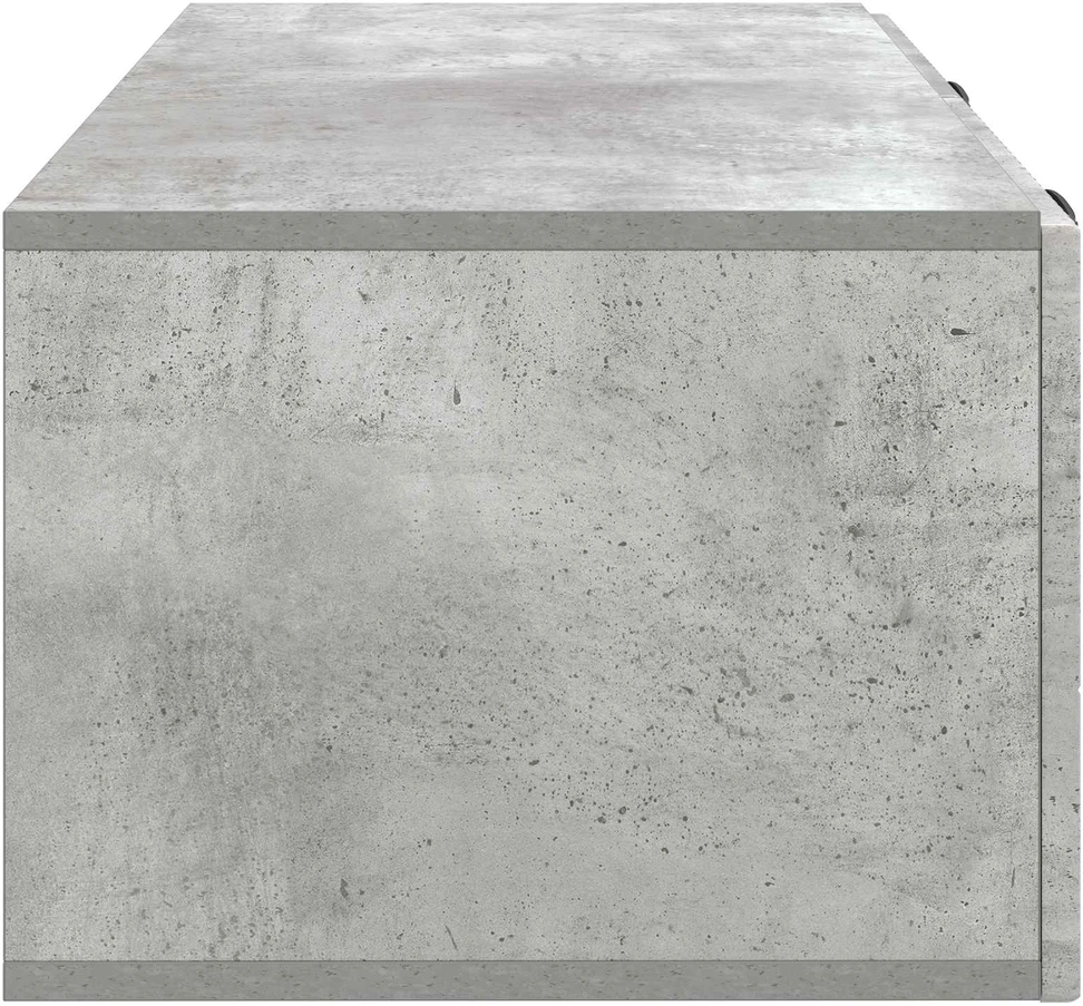 TV staliukas Sieninė TV spintelė Betono pilka 78,5 x 41 x 30 cm