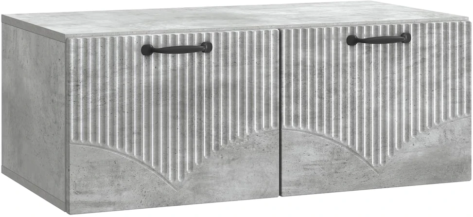 TV staliukas Sieninė TV spintelė Betono pilka 78,5 x 41 x 30 cm