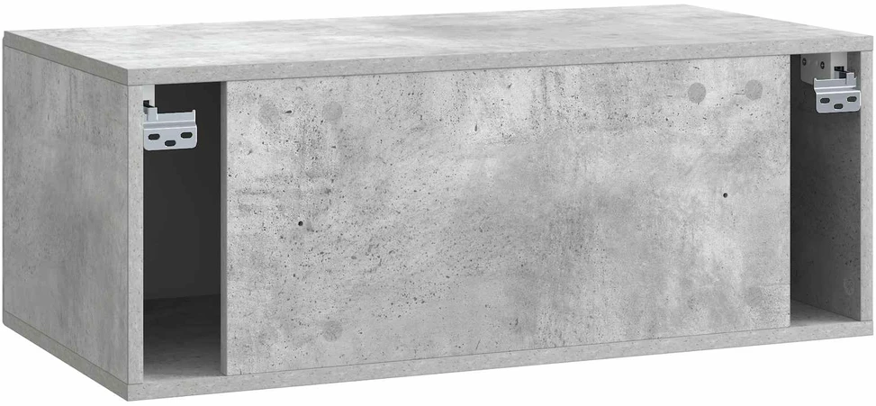 TV staliukas Sieninė TV spintelė Betono pilka 78,5 x 41 x 30 cm