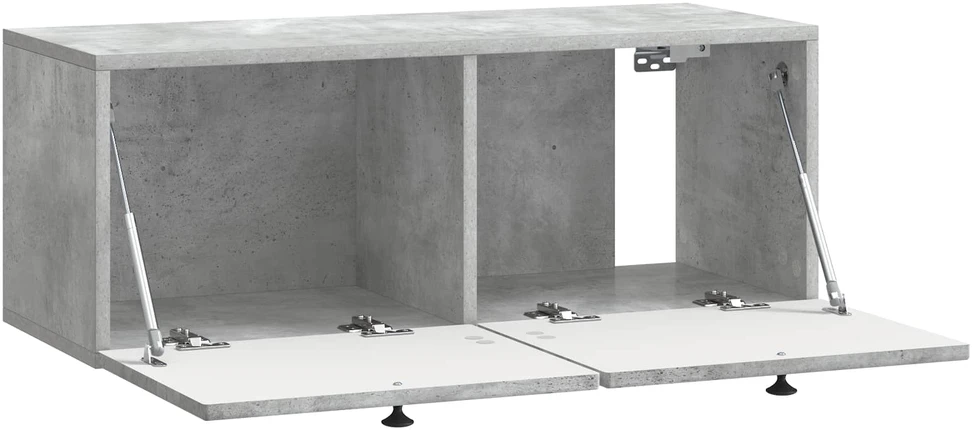 TV staliukas Sieninė TV spintelė Betono pilka 78,5 x 31 x 30 cm