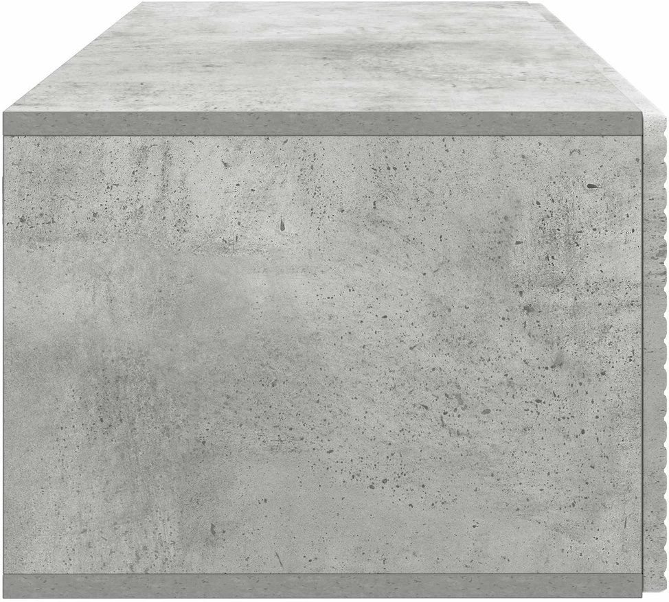 TV staliukas Sieninė TV spintelė Betono pilka 78,5 x 41 x 30 cm