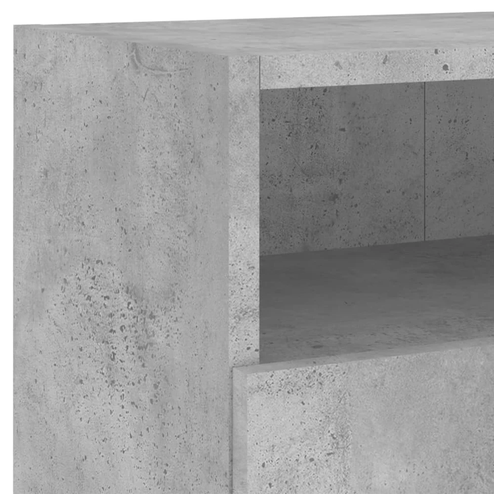 TV staliukas Sieninė TV spintelė, betono pilka, 80x30x30cm, apdirbta mediena