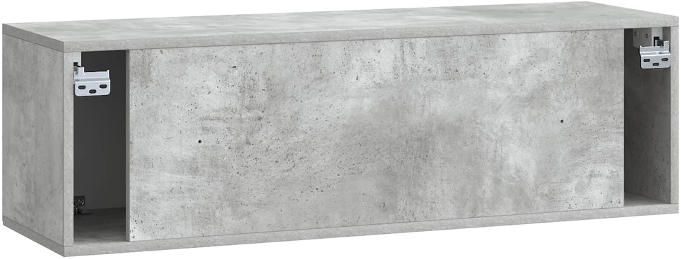 TV staliukas Sieninė TV spintelė Betono pilka 98 x 31 x 30 cm