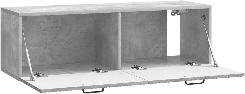 TV staliukas Sieninė TV spintelė Betono pilka 98 x 31 x 30 cm