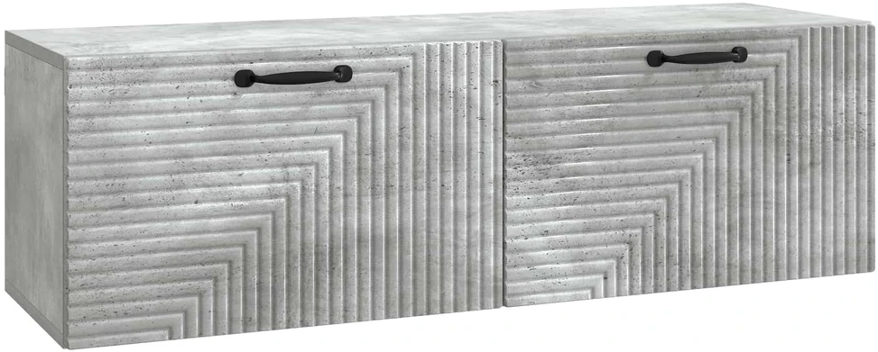 TV staliukas Sieninė TV spintelė Betono pilka 98 x 31 x 30 cm