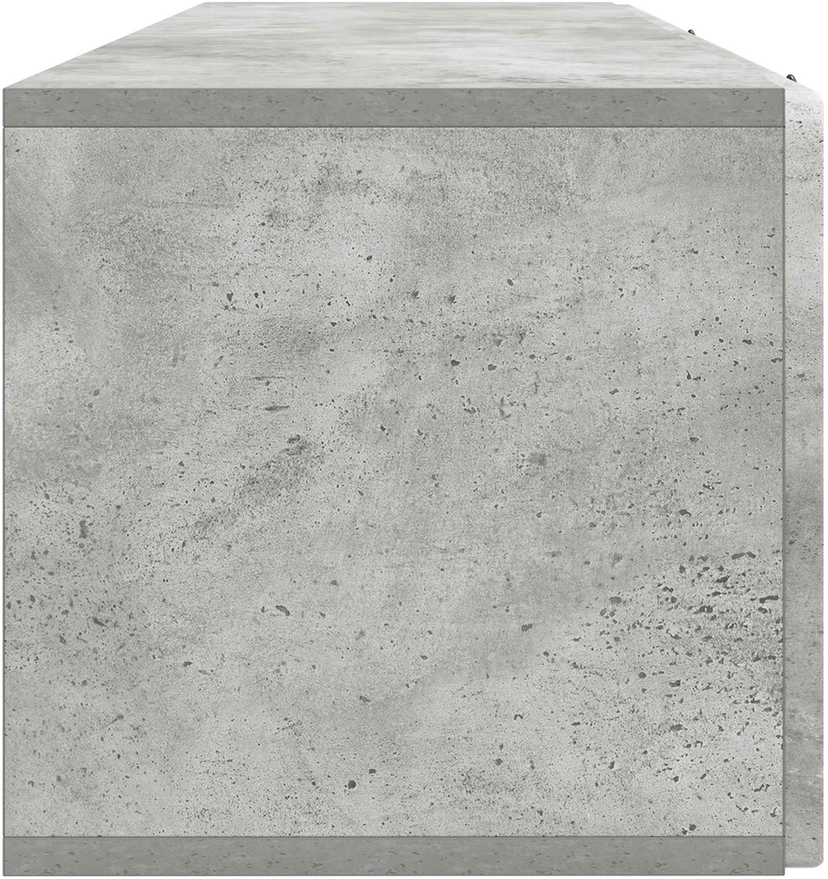 TV staliukas Sieninė TV spintelė Betono pilka 98 x 31 x 30 cm