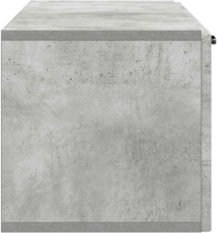 TV staliukas Sieninė TV spintelė Betono pilka 98 x 31 x 30 cm