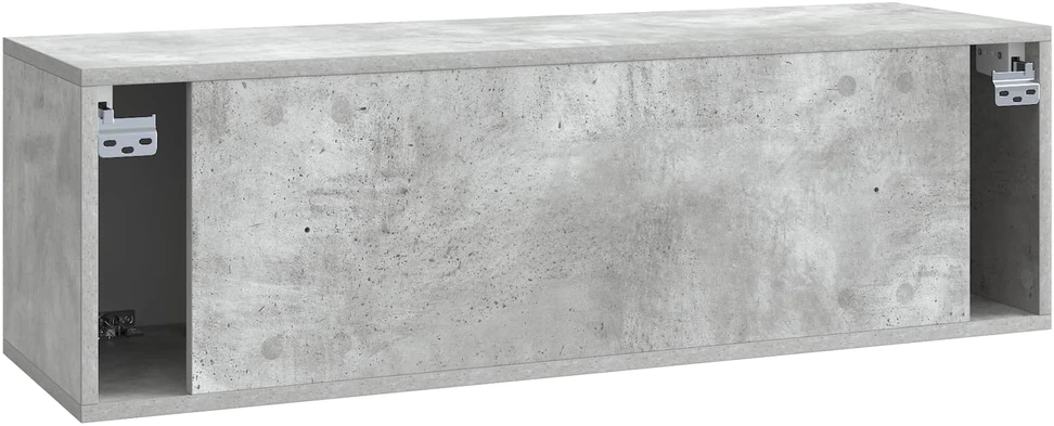 TV staliukas Sieninė TV spintelė Betono pilka 98 x 31 x 30 cm
