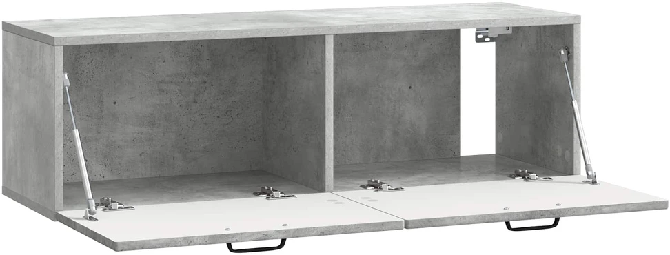 TV staliukas Sieninė TV spintelė Betono pilka 98 x 31 x 30 cm