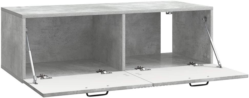 TV staliukas Sieninė TV spintelė Betono pilka 98 x 41 x 30 cm