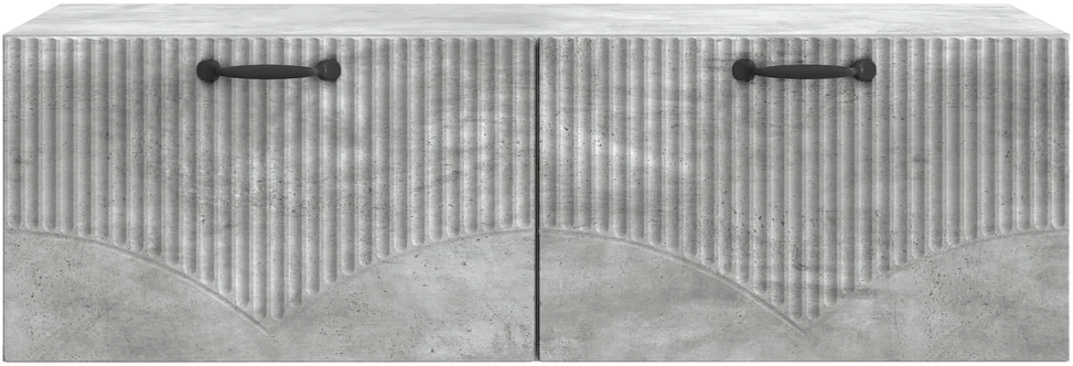 TV staliukas Sieninė TV spintelė Betono pilka 98 x 41 x 30 cm