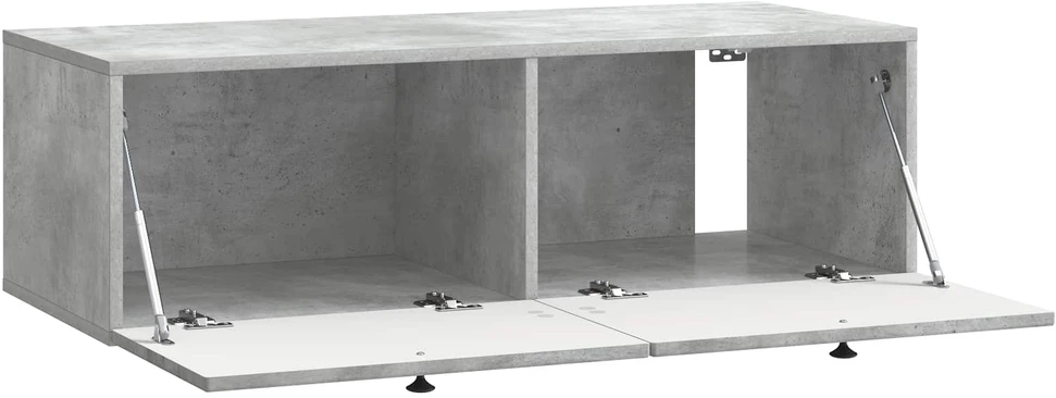 TV staliukas Sieninė TV spintelė Betono pilka 98 x 41 x 30 cm