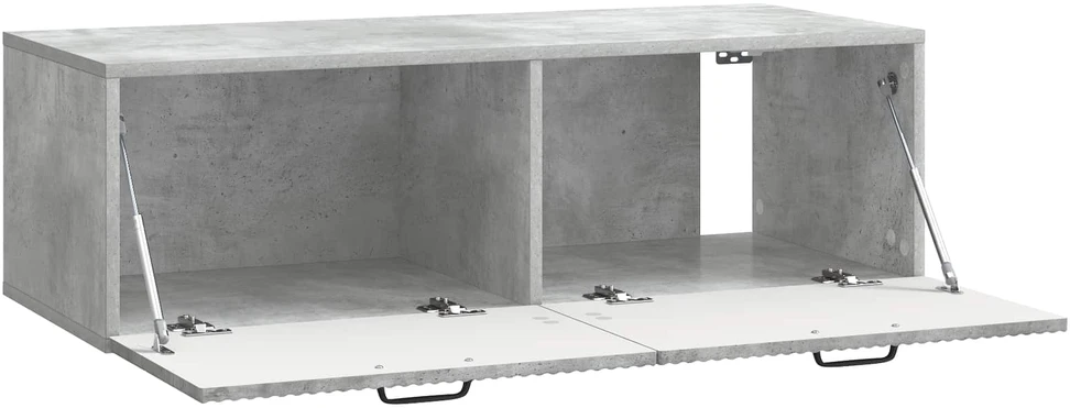 TV staliukas Sieninė TV spintelė Betono pilka 98 x 41 x 30 cm