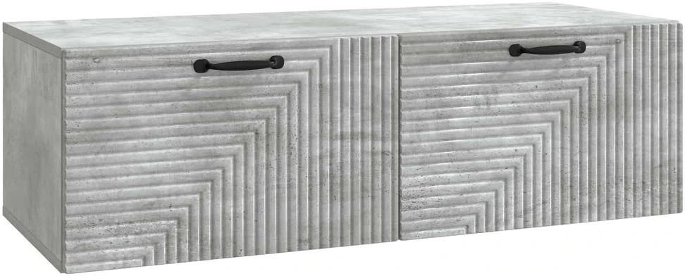 TV staliukas Sieninė TV spintelė Betono pilka 98 x 41 x 30 cm