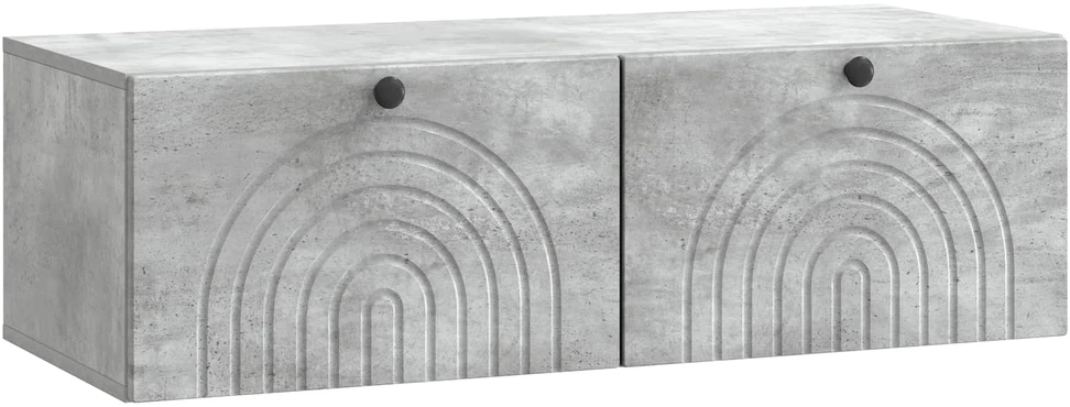 TV staliukas Sieninė TV spintelė Betono pilka 99 x 41 x 30 cm