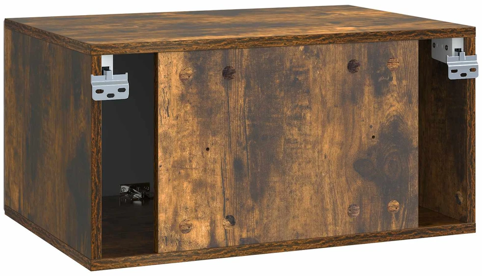 TV staliukas Sieninė TV spintelė Dūminio ąžuolo 59,5 x 41 x 30 cm