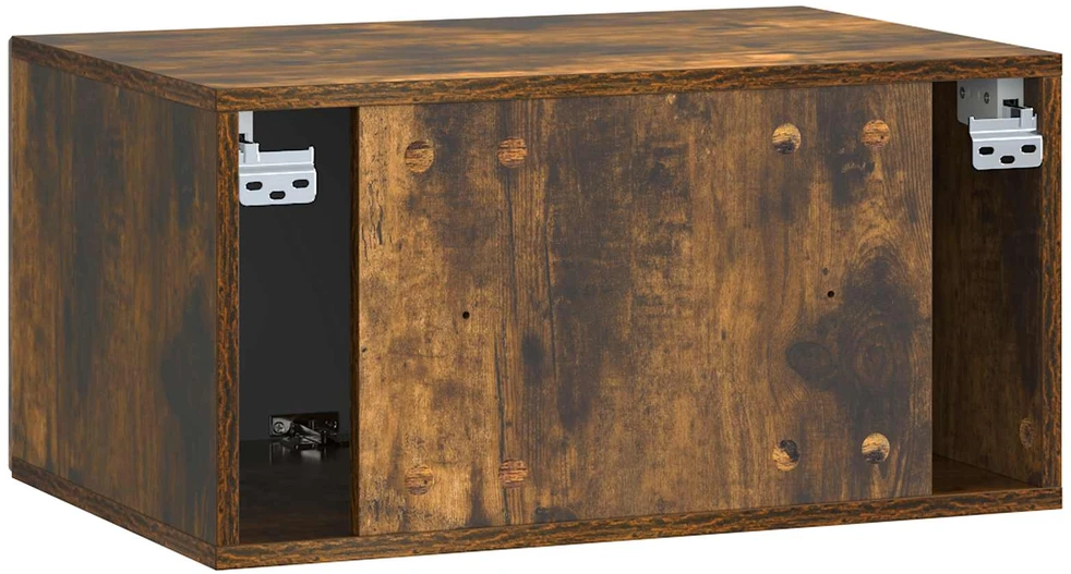TV staliukas Sieninė TV spintelė Dūminio ąžuolo 59,5 x 41 x 30 cm