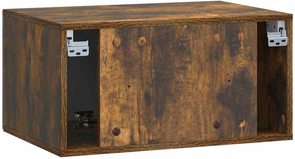 TV staliukas Sieninė TV spintelė Dūminio ąžuolo 59,5 x 41 x 30 cm