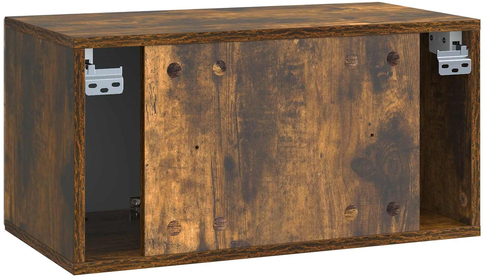 TV staliukas Sieninė TV spintelė Dūminio ąžuolo 59,5 x 31 x 30 cm