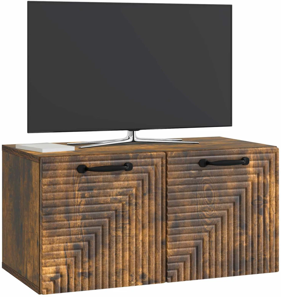 TV staliukas Sieninė TV spintelė Dūminio ąžuolo 59,5 x 31 x 30 cm