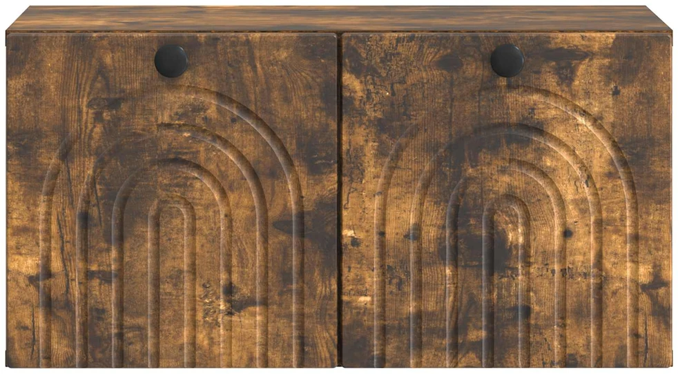 TV staliukas Sieninė TV spintelė Dūminio ąžuolo 59,5 x 31 x 30 cm
