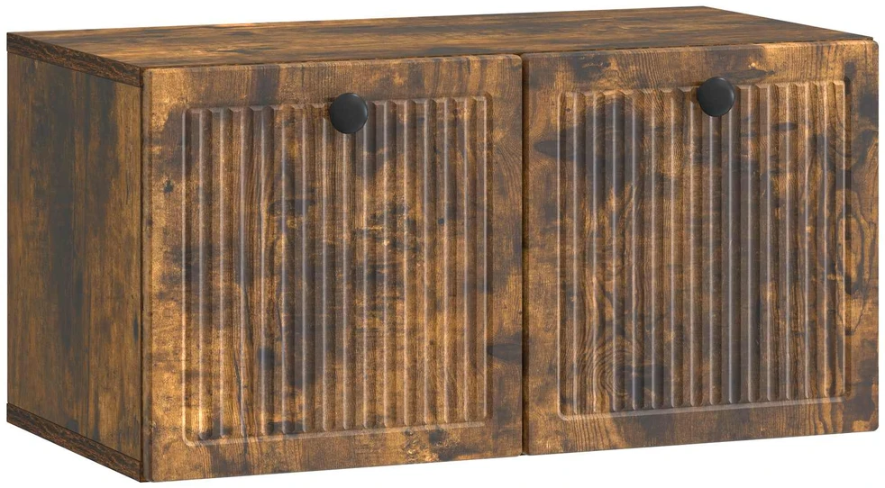 TV staliukas Sieninė TV spintelė Dūminio ąžuolo 59,5 x 31 x 30 cm