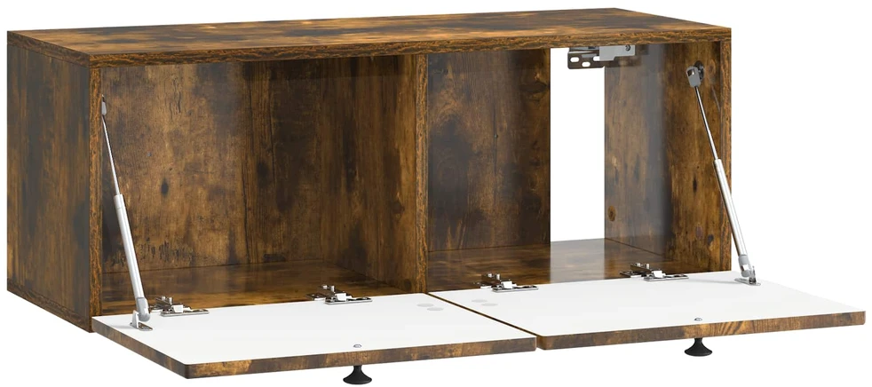 TV staliukas Sieninė TV spintelė Dūminio ąžuolo 78,5 x 31 x 30 cm