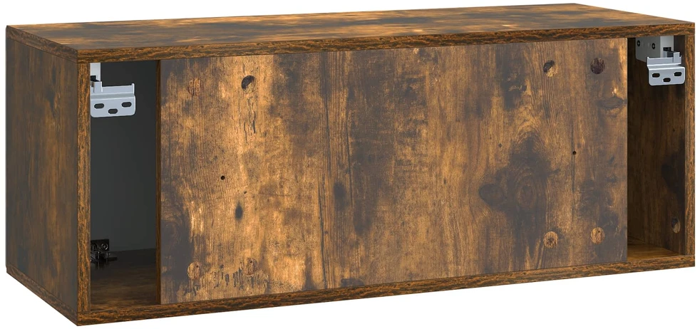 TV staliukas Sieninė TV spintelė Dūminio ąžuolo 78,5 x 31 x 30 cm