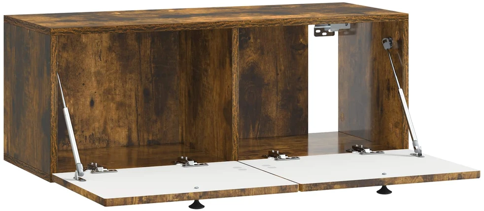 TV staliukas Sieninė TV spintelė Dūminio ąžuolo 78,5 x 31 x 30 cm