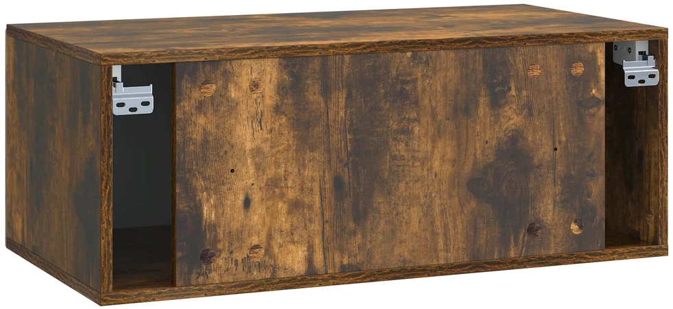TV staliukas Sieninė TV spintelė Dūminio ąžuolo 78,5 x 41 x 30 cm