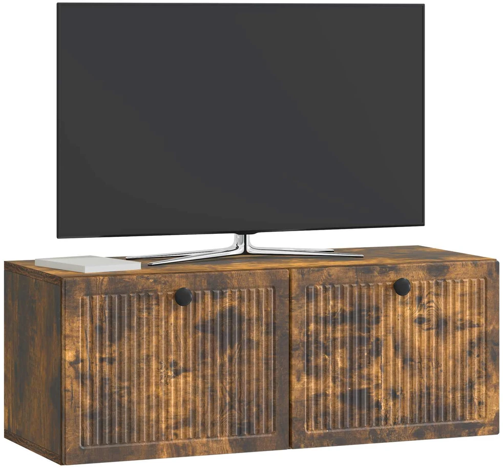 TV staliukas Sieninė TV spintelė Dūminio ąžuolo 78,5 x 31 x 30 cm