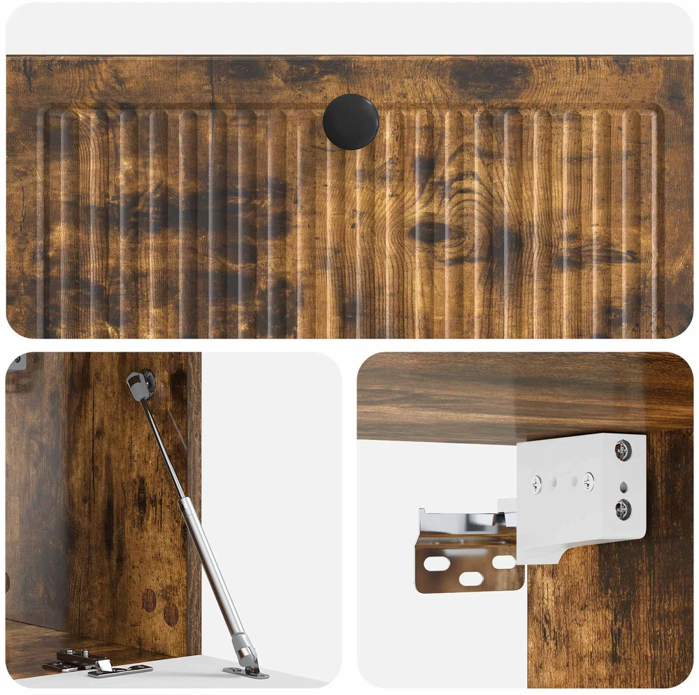 TV staliukas Sieninė TV spintelė Dūminio ąžuolo 78,5 x 31 x 30 cm