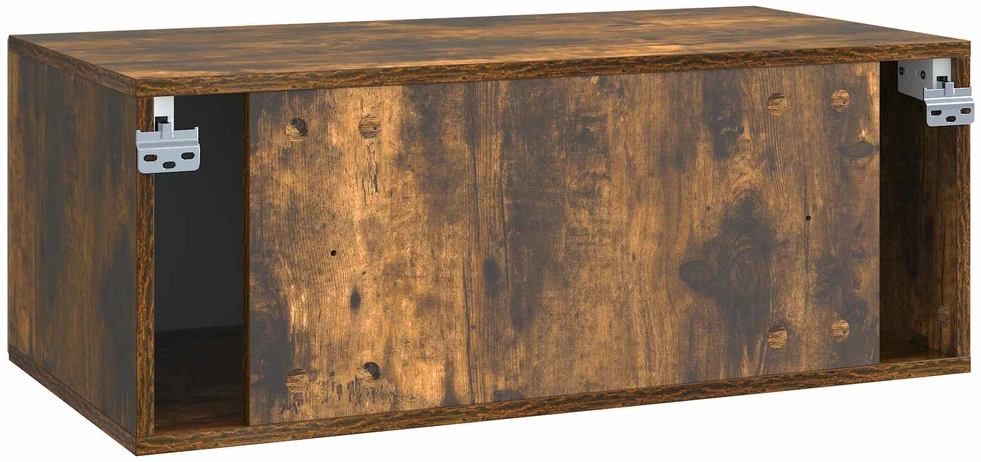 TV staliukas Sieninė TV spintelė Dūminio ąžuolo 78,5 x 41 x 30 cm