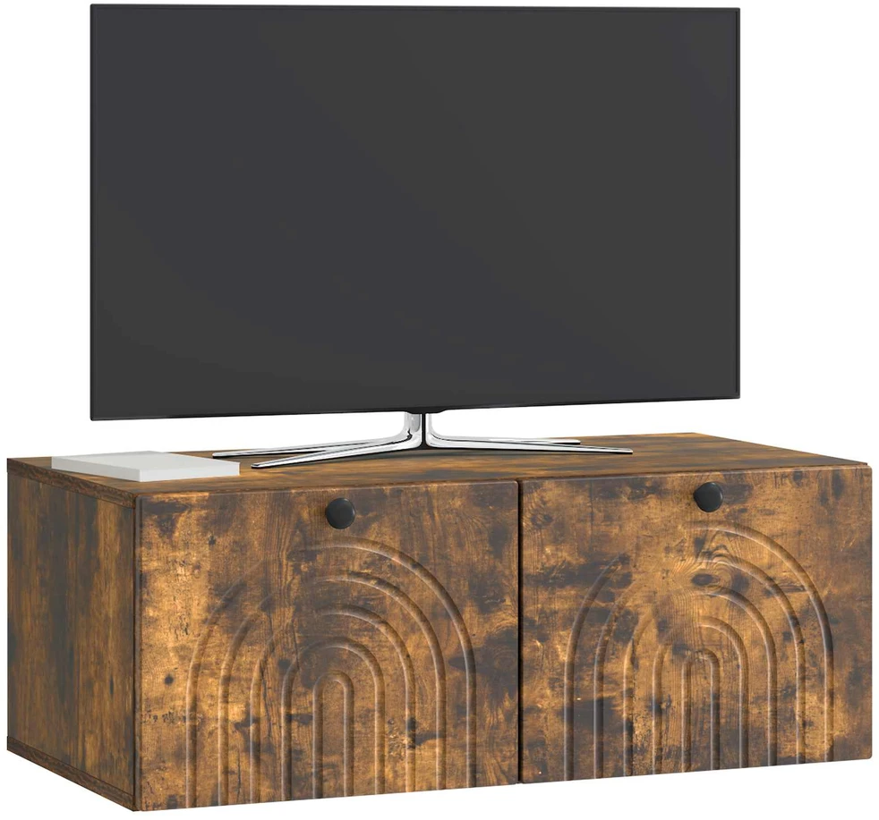 TV staliukas Sieninė TV spintelė Dūminio ąžuolo 78,5 x 41 x 30 cm