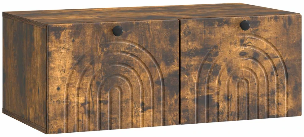TV staliukas Sieninė TV spintelė Dūminio ąžuolo 78,5 x 41 x 30 cm