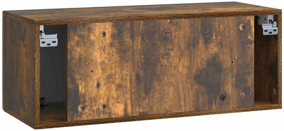 TV staliukas Sieninė TV spintelė Dūminio ąžuolo 78,5 x 31 x 30 cm