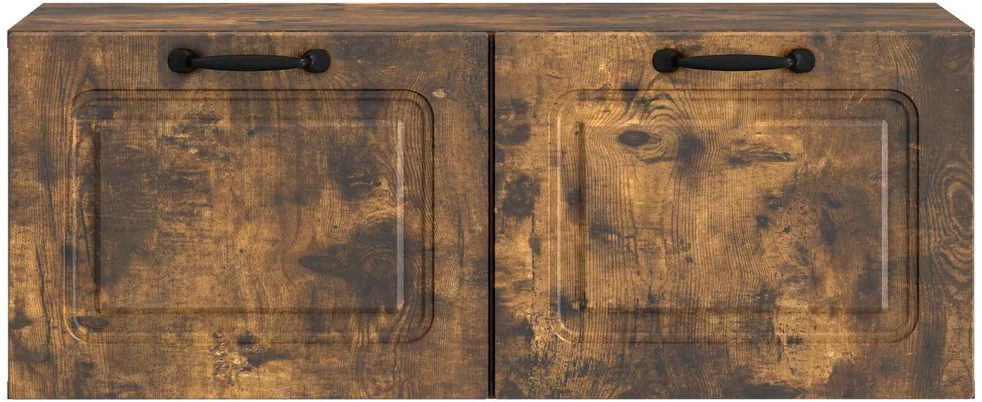 TV staliukas Sieninė TV spintelė Dūminio ąžuolo 78,5 x 31 x 30 cm