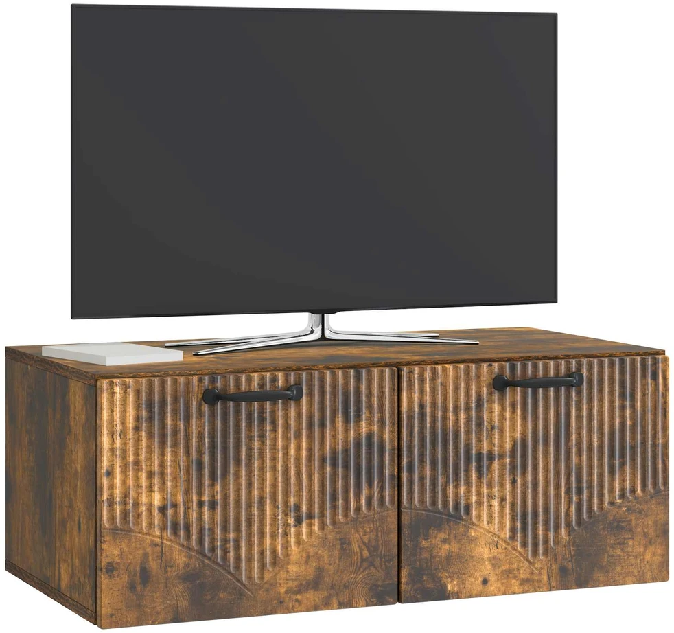 TV staliukas Sieninė TV spintelė Dūminio ąžuolo 78,5 x 41 x 30 cm