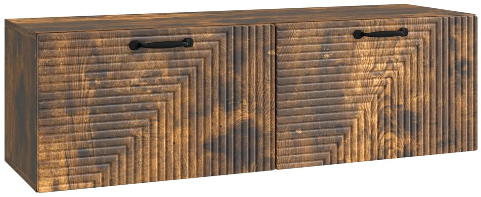 TV staliukas Sieninė TV spintelė Dūminio ąžuolo 98 x 31 x 30 cm