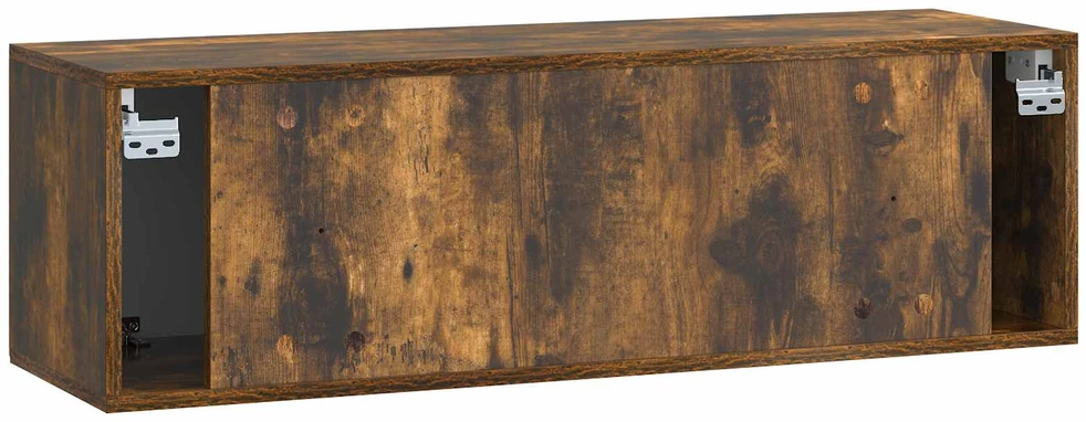 TV staliukas Sieninė TV spintelė Dūminio ąžuolo 98 x 31 x 30 cm