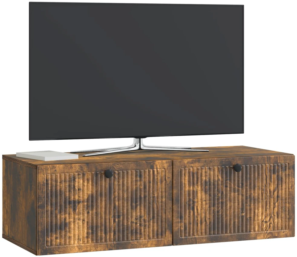 TV staliukas Sieninė TV spintelė Dūminio ąžuolo 98 x 41 x 30 cm