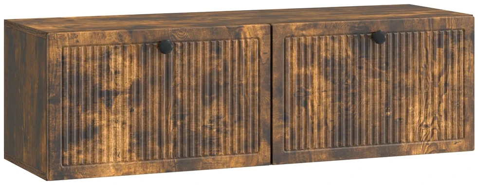 TV staliukas Sieninė TV spintelė Dūminio ąžuolo 98 x 31 x 30 cm